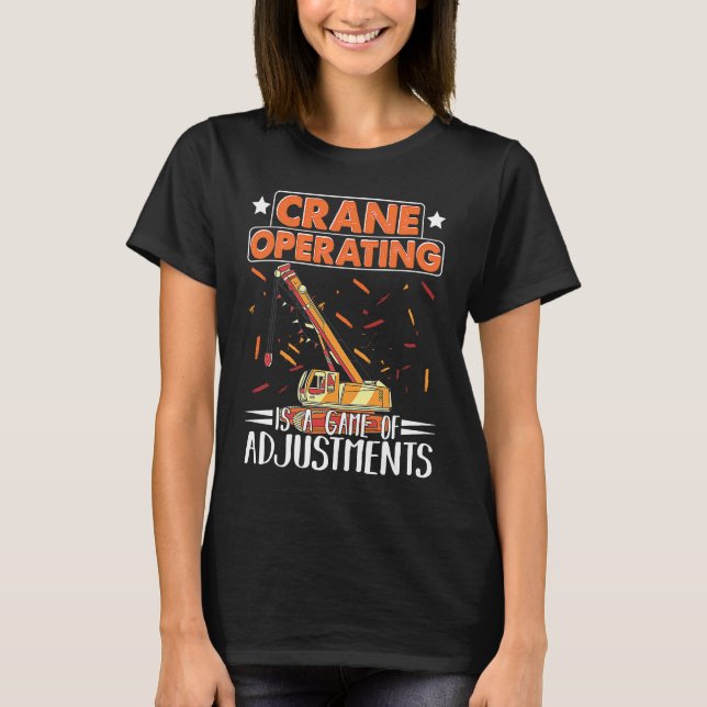Crane Operating är ett spel med korrigeringar som  T Shirt (Framsida)