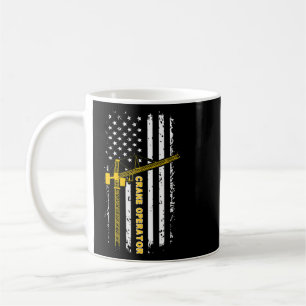Crane Operator American Flagga Crane Driver Week Kaffemugg