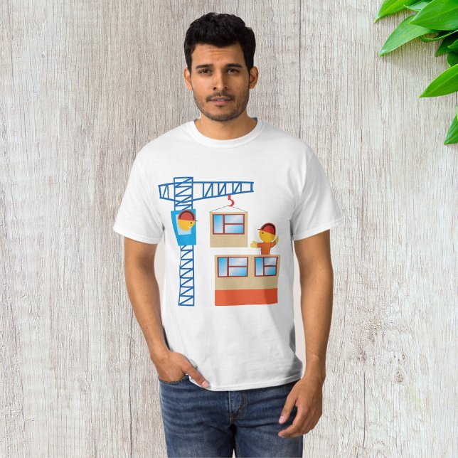 Crane Operator and Construction Worker T Shirt (Skapare uppladdad)