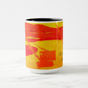 CRANE OPERATOR ART JAG SKULLE SNARARE VARA GOLFING MUGG