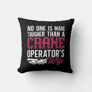 Crane Operator Crane Operator's Wife Construction Kudde