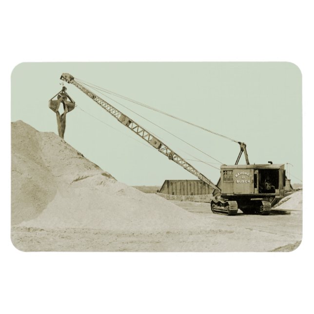 CRANE OPERATOR NORTHWEST MODEL 104 CLAMSHELL OLD MAGNET (Horisontell)