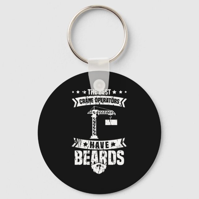 Crane Operator Rigger Driver Nyckelring (Framsida)