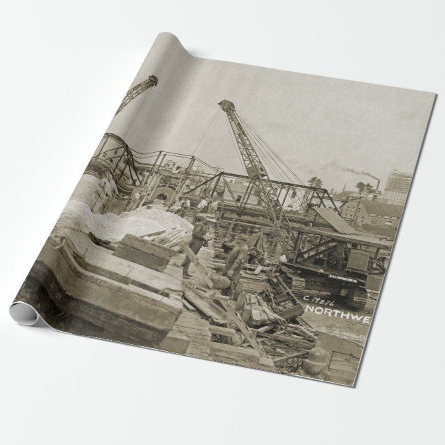 CRANE OPERATOR SHOVEL 17, nordvästlig ingenjörskon Presentpapper (Utrullad)