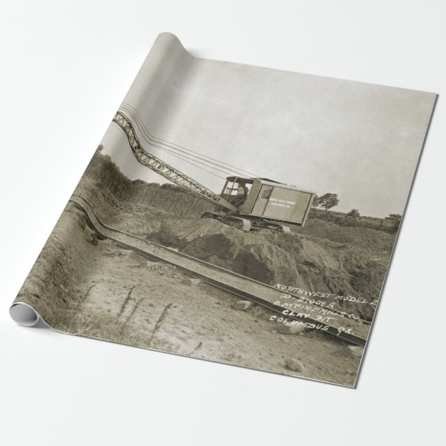 CRANE OPERATOR SHOVEL 18, nordvästlig ingenjörskon Presentpapper (Utrullad)