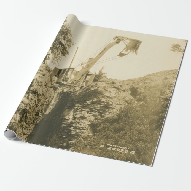 CRANE OPERATOR SHOVEL 25, nordvästlig ingenjörskon Presentpapper (Utrullad)