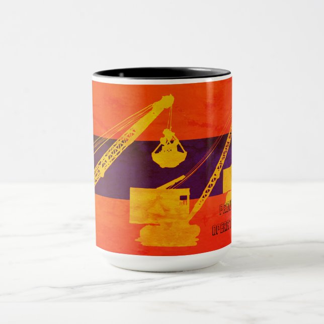 CRANE OPERATÖR SOM ANSVARAR FÖR VERKSAMHETEN I ING MUGG (Center)