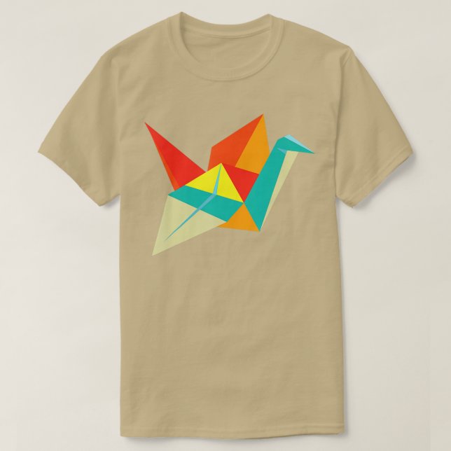 Crane Origami Master Women Gift Japansk Culture O T Shirt (Design framsida)