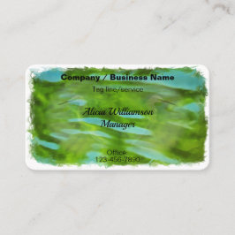 Crane Reflection 0335 Visitkort