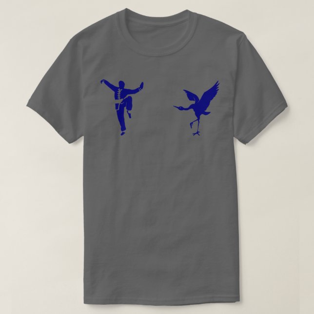 Crane Stil Kung fu T Shirt (Design framsida)