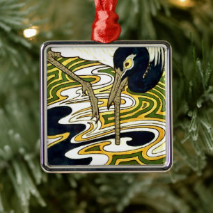Crane Tile från 1800-talspanelen Crane och Columb Julgransprydnad Metall