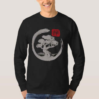 Crane Tree Zen Enso Circle T Shirt