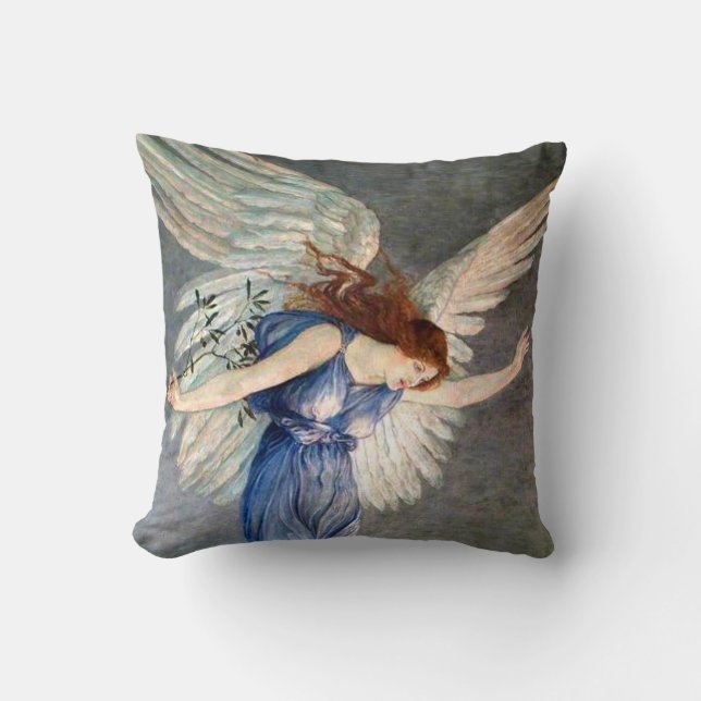 Crane's Angel of Peace Kudde (Framsida)