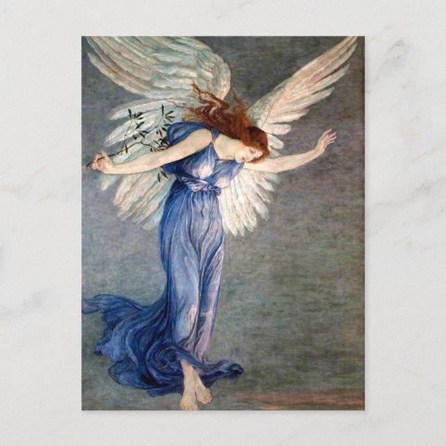 Crane's Angel of Peace Vykort (Framsida)