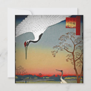 Cranes och Blue Vatten