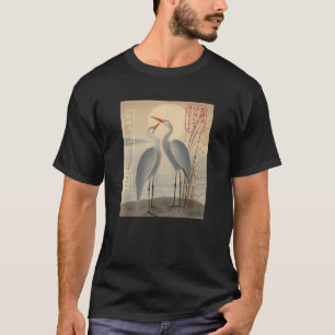Cranes of Tradition Ukiyo e Japanska T Shirt
