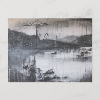 Cranes över floden Clyde Vykort