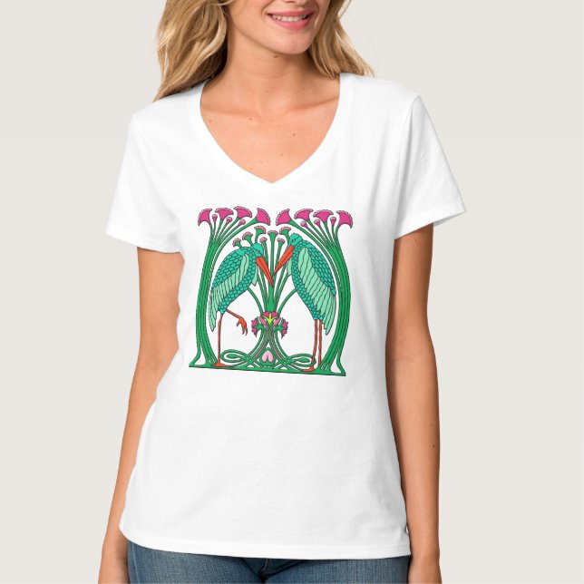 Cranes v2 tee shirt (Framsida)