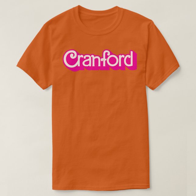 Cranford Doll Lettering T Shirt (Design framsida)