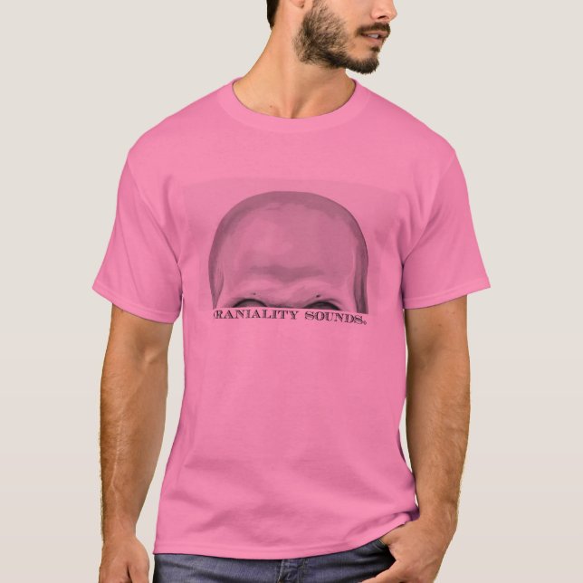Craniality låter "den rosa utslagsplatsen ", tee shirt (Framsida)