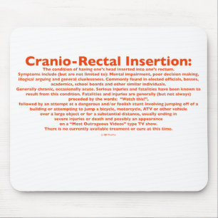 Cranio-Ändtarms- införing Mousepad Musmatta