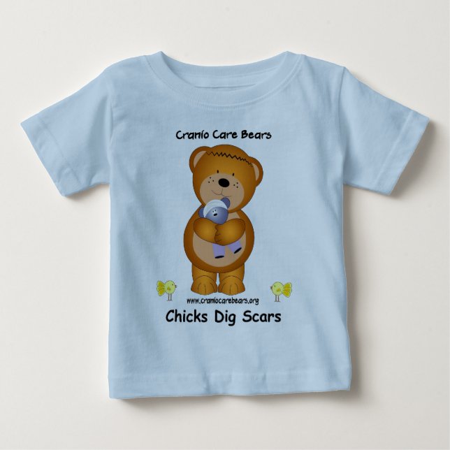 Cranio omsorgbjörnar - chickpikärr tee (Framsida)