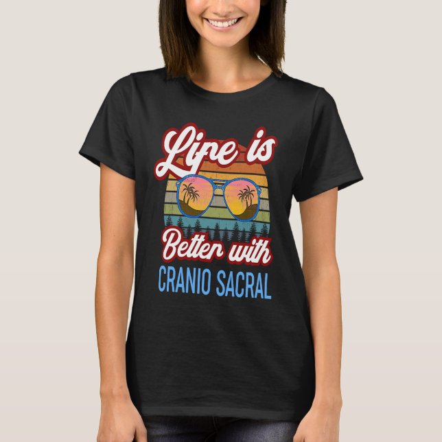 Cranio Sacral Sunset with Cranio Sacral T Shirt (Framsida)