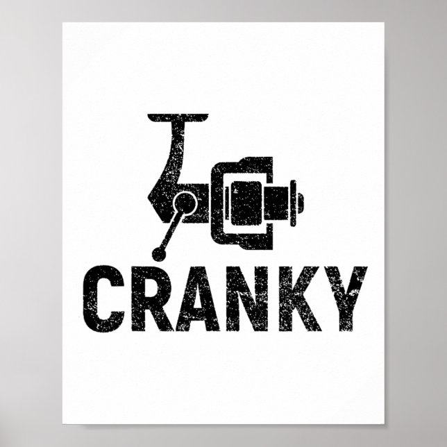 Crankit Fiskedrag - Tokiga Roliga Presentidéer För Poster (Framsidan)