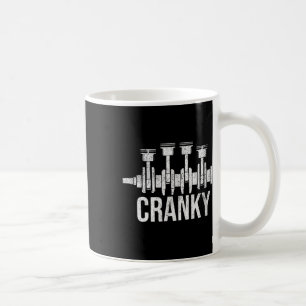 Cranky bilmotor vevaxel Bilar Älskare Mekanik Kaffemugg