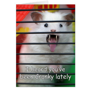 Cranky Critter Hälsningskort