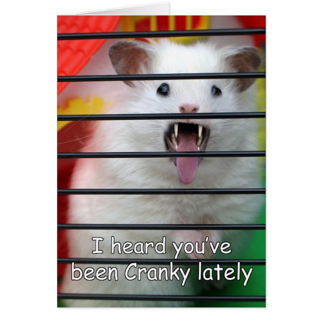 Cranky Critter Hälsningskort (Framsidan)