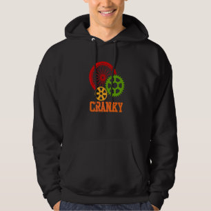 Cranky Cykel Cykling Cykling Cykling Cykla Graphi Hoodie
