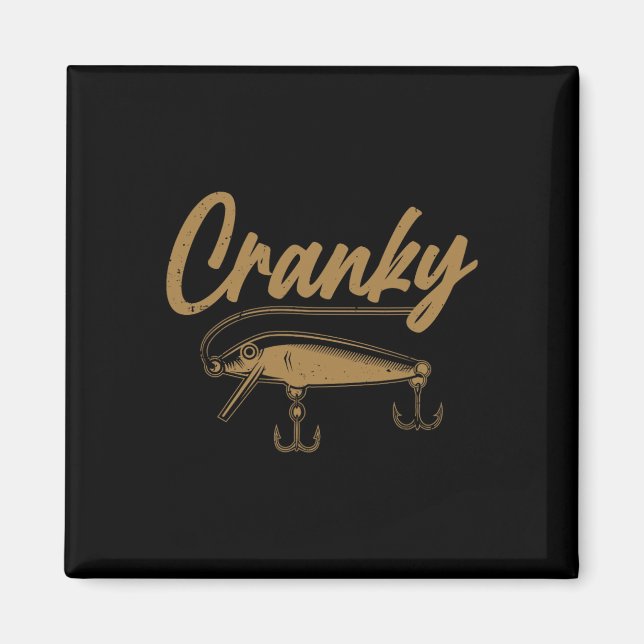 Cranky Fishing  Magnet (Framsidan)