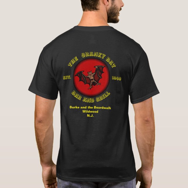 Cranky Fladdermus T-Shirt (Baksida)