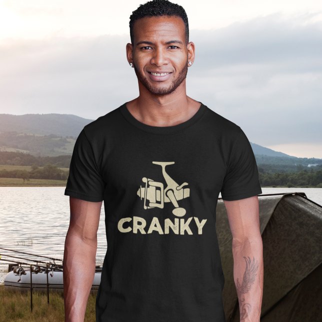 Cranky Funny Gift Ideas For Fishing Lover T Shirt (Skapare uppladdad)