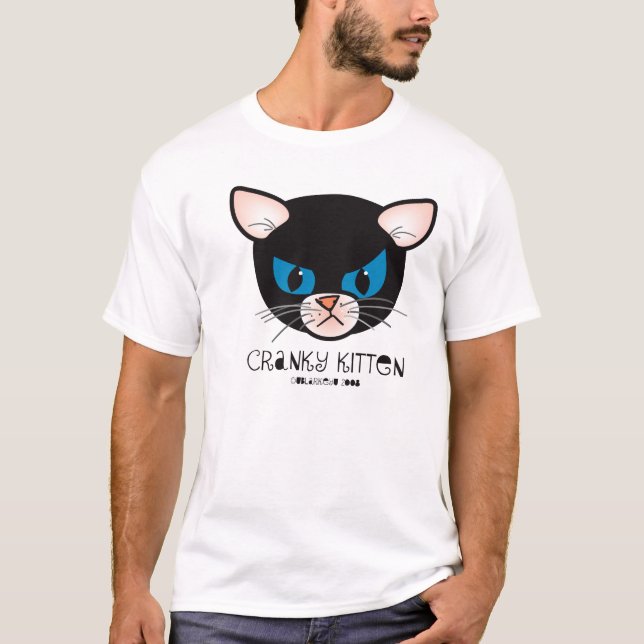 cranky kattunget-skjorta tee shirt (Framsida)