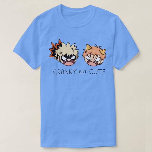 Cranky men Cute Kacchan Kyo T Shirt (Design framsida)