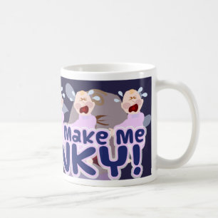 Cranky Mornings Funny Baby Tecknad Art Kaffemugg