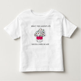 Cranky muffinflickor rufsade tshirten i vit tröja