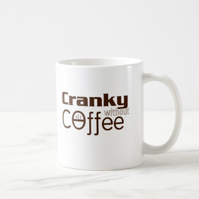Cranky utan muggen för kaffe (TM) Kaffemugg (Höger)