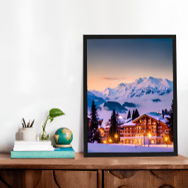 Crans Montana Schweiz Photo Poster