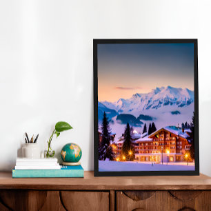 Crans Montana Schweiz Photo Poster