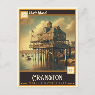 Cranston, Rhode Island   Vintage Vykort