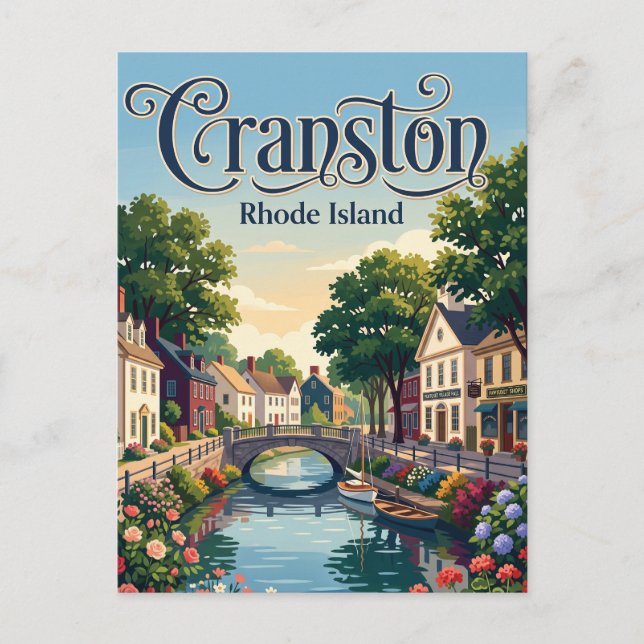 Cranston, Rhode Island Vykort (Framsida)