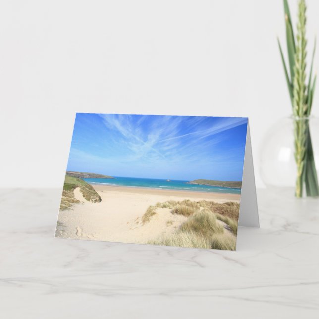 Crantock Bay Kort (Framsida)