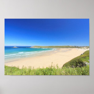 Crantock Bay Poster