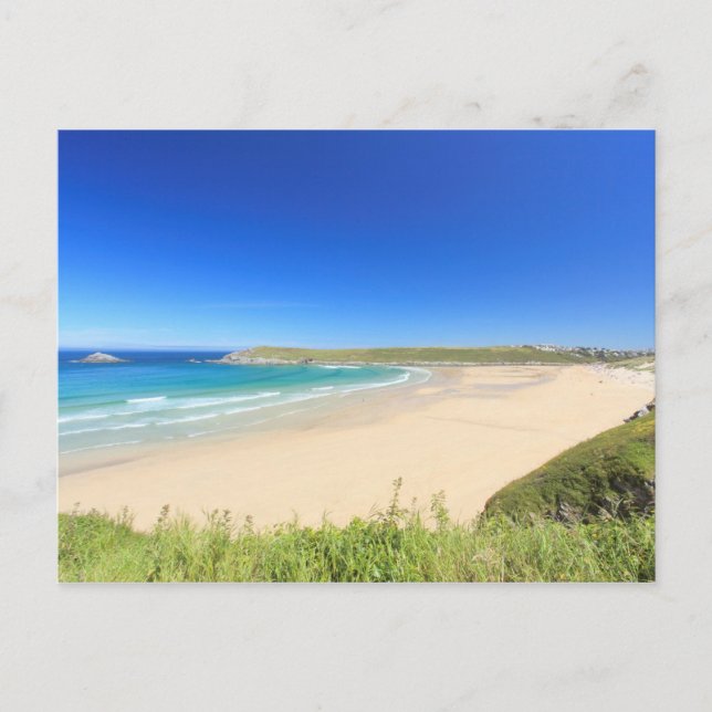 Crantock Bay Vykort (Framsida)