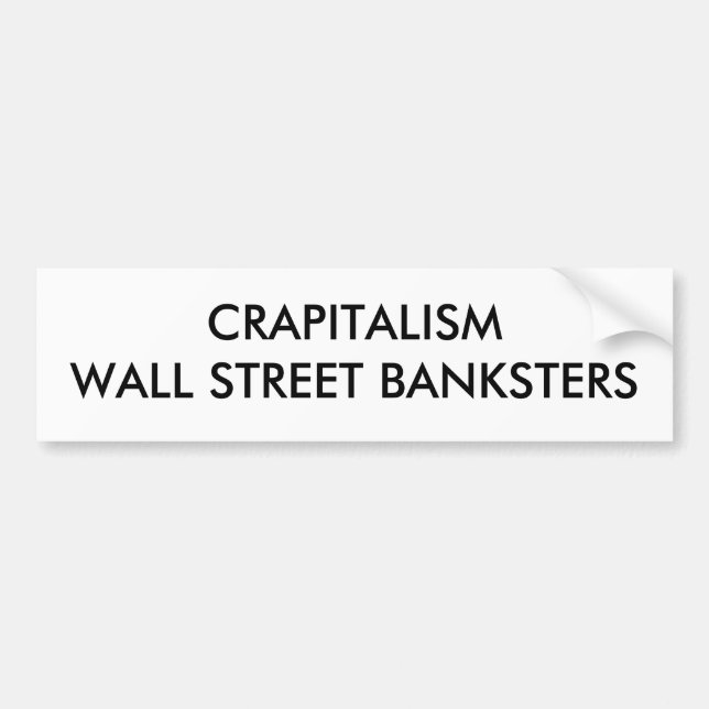 CRAPITALISM-WALL STREET BANKSTERS BILDEKAL (Framsidan)