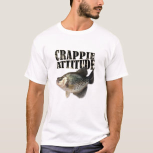 Crappie Attitude Fishing T Shirt