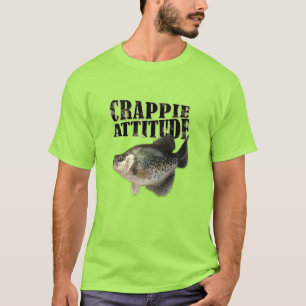 Crappie Attitude Fishing T Shirt